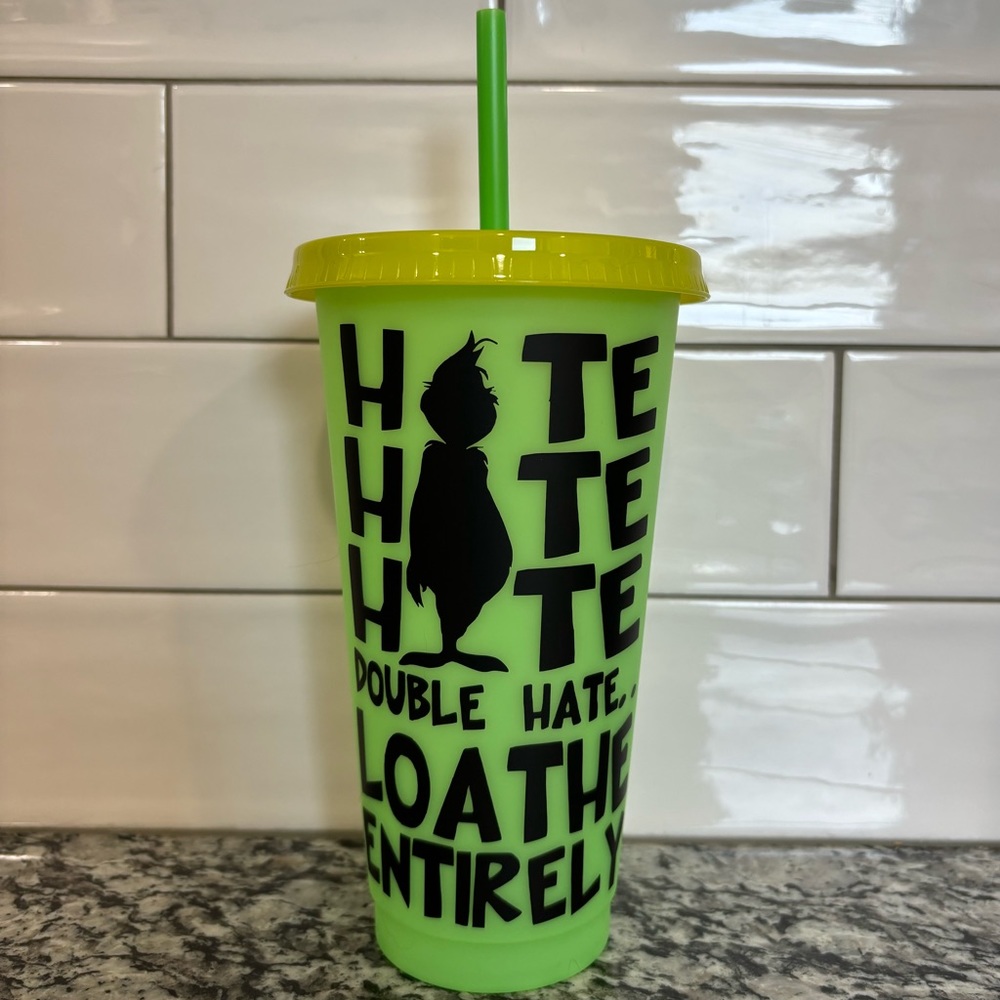 New! The Grinch cold cup